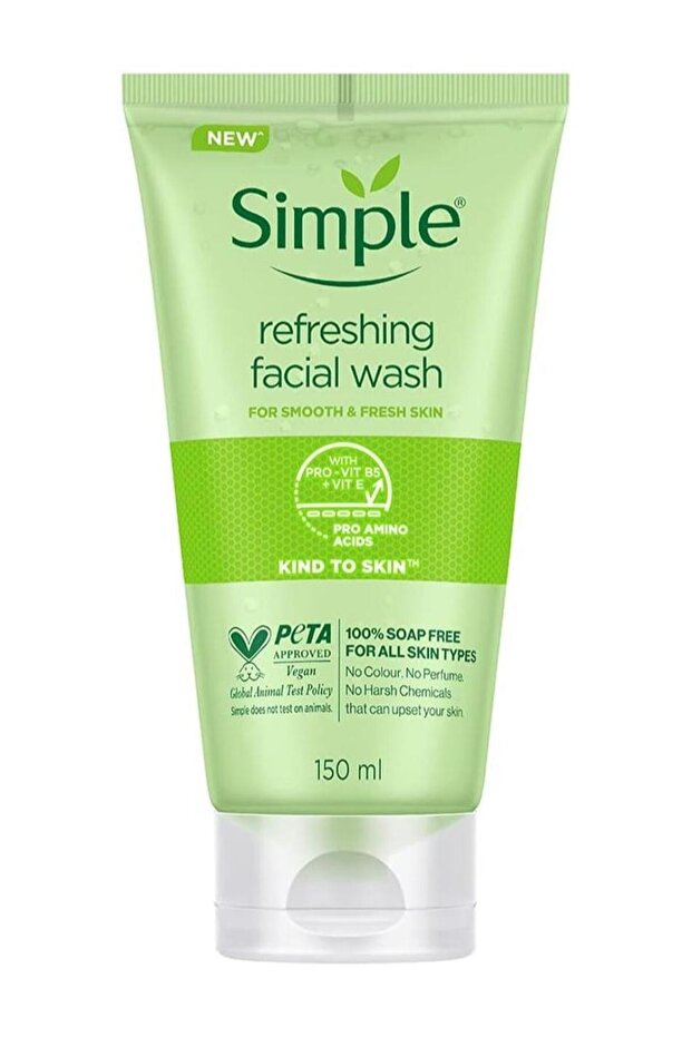 Refreshing Facial Wash, Soap Free, For All Skin Types 150ml