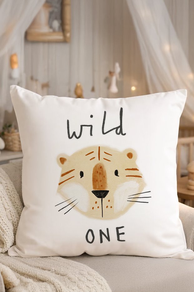 Baby Room Decorative Cushion 100% Cotton Fully Filled | Newborn Baby Gift | Decorative Cushion
