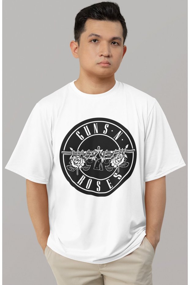 Design Guns'N Roses Rock Metal Music Band Printed Unisex Oversized T-Shirt