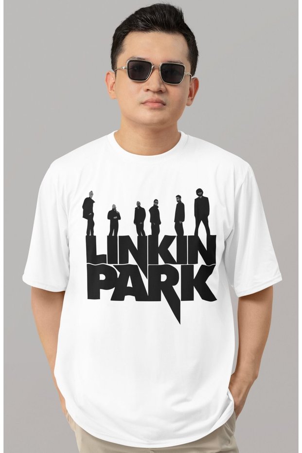 Design Linkin Park Rock Metal Music Band Printed Unisex Oversized Tshirt