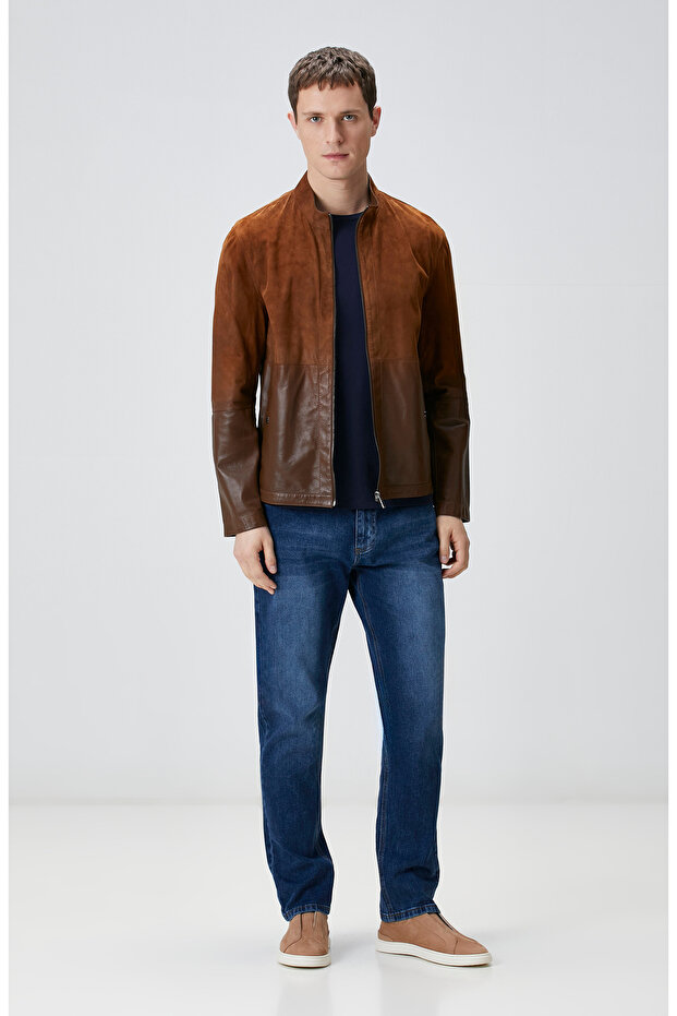 Camel Çift Taraflı Süet Mont - 4