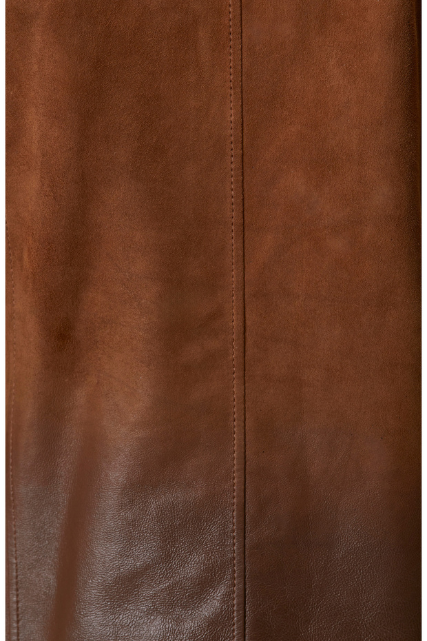 Camel Çift Taraflı Süet Mont - 8