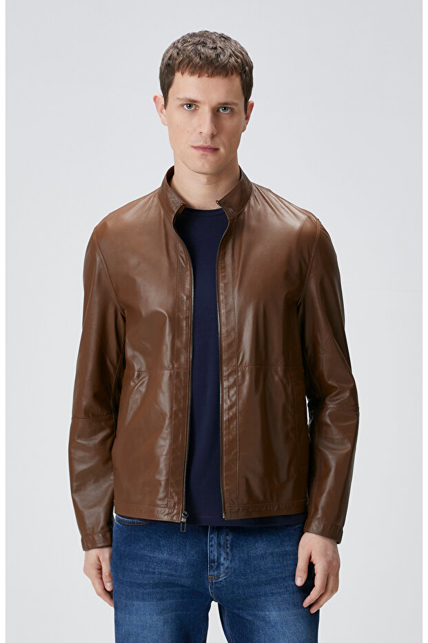 Camel Çift Taraflı Süet Mont - 3