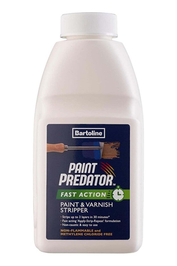 Paint Predator Fast Action Paint and Varnish Stripper 500ml - Rapid Paint Remover
