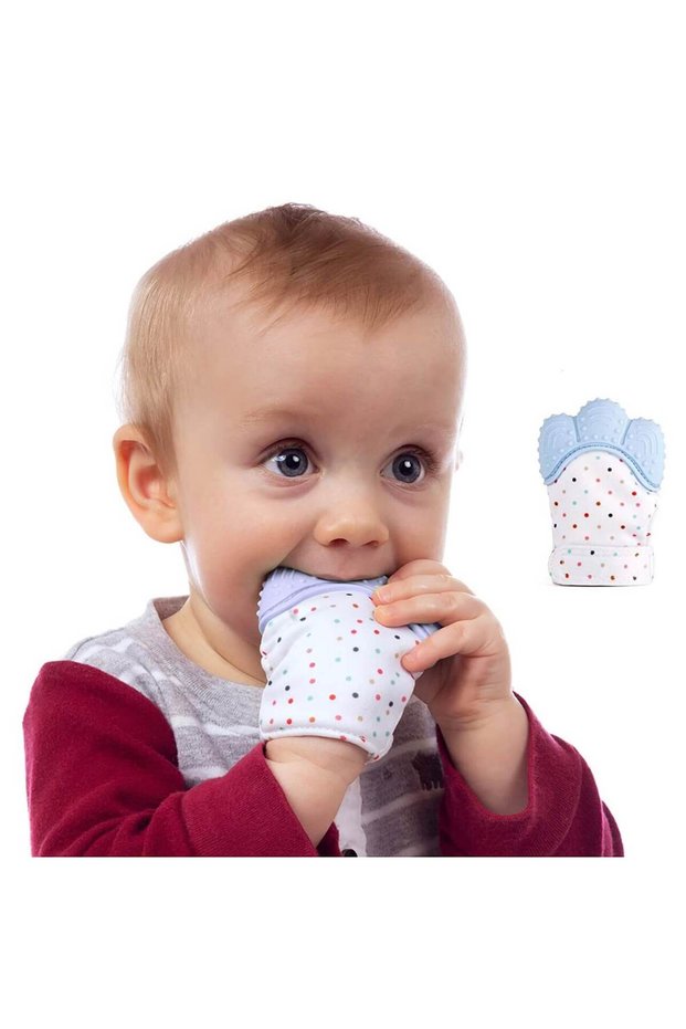 Teething Glove-blue