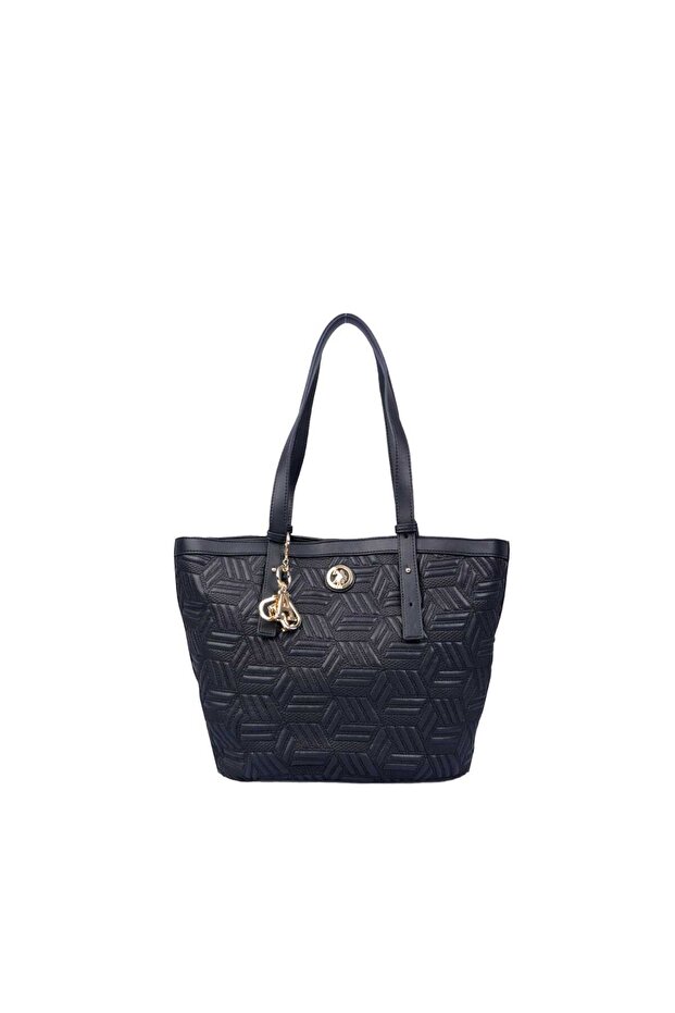 Polyurethane Tote Bag, Black