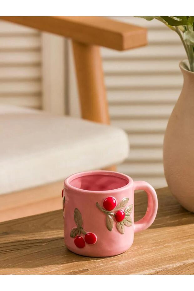 كوب سيراميك ميكسيك فلورز مطبوع سعة 300 مل (S6)