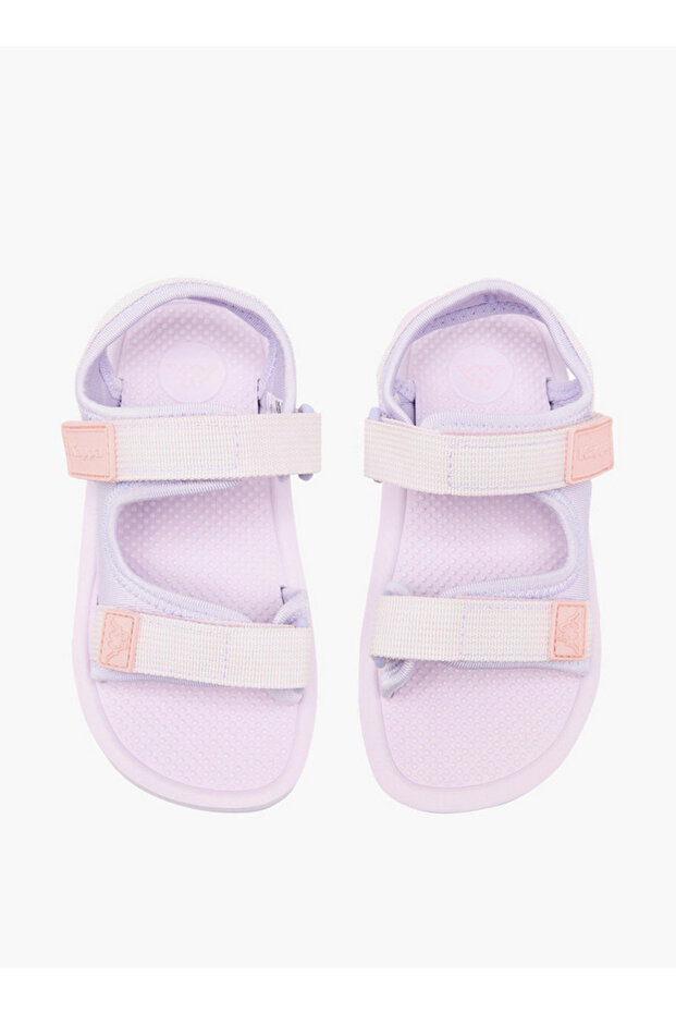 Sandals with Hook & Loop Closure, Logo Detail - 1