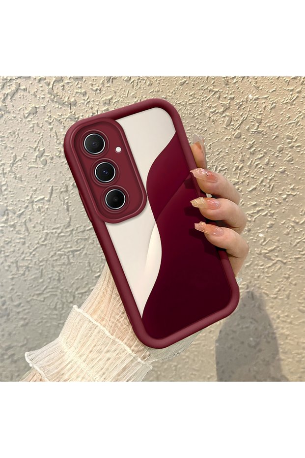 Samsung Galaxy A55 Compatible Stylish and Simple Colorful Design, High-Quality Silicone Phone Case