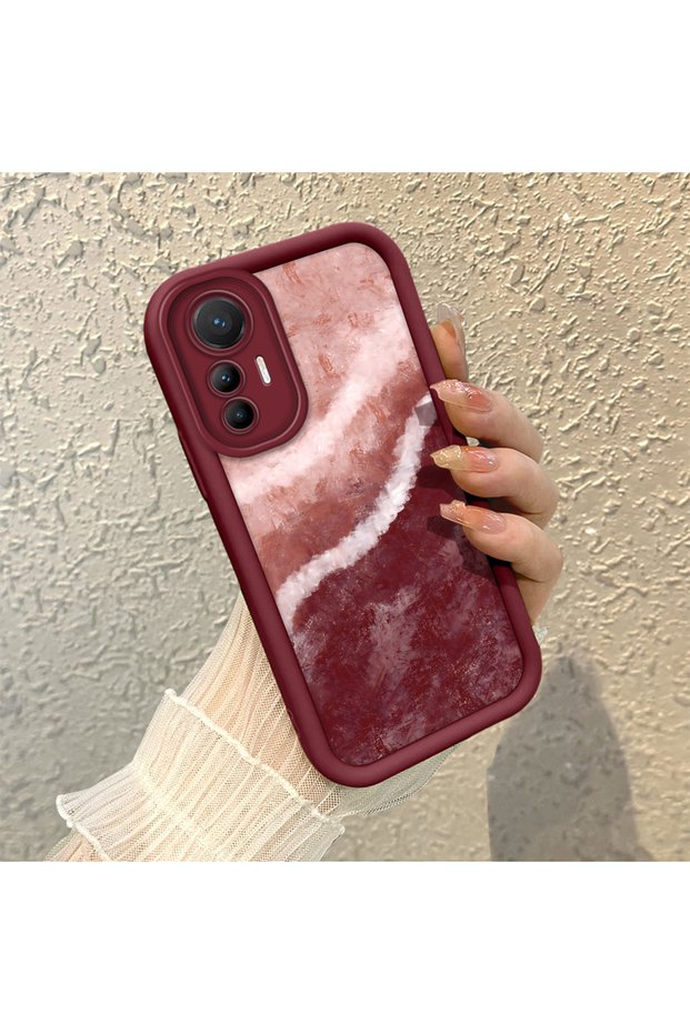 Mi 12 Lite Compatible Stylish and Simple Design, High Quality Silicone Phone Case.