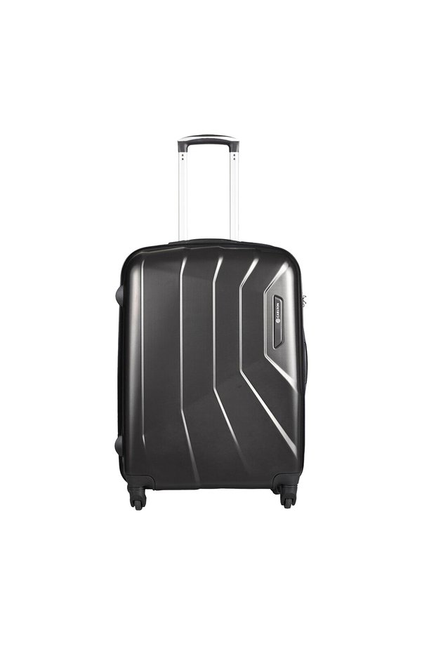 Paddington 4 Wheel Hard Trolley, 55 cm, Black