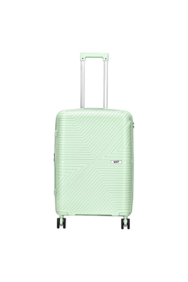 Retreat 4 Wheel Hard Trolley, 75 cm, Light Green