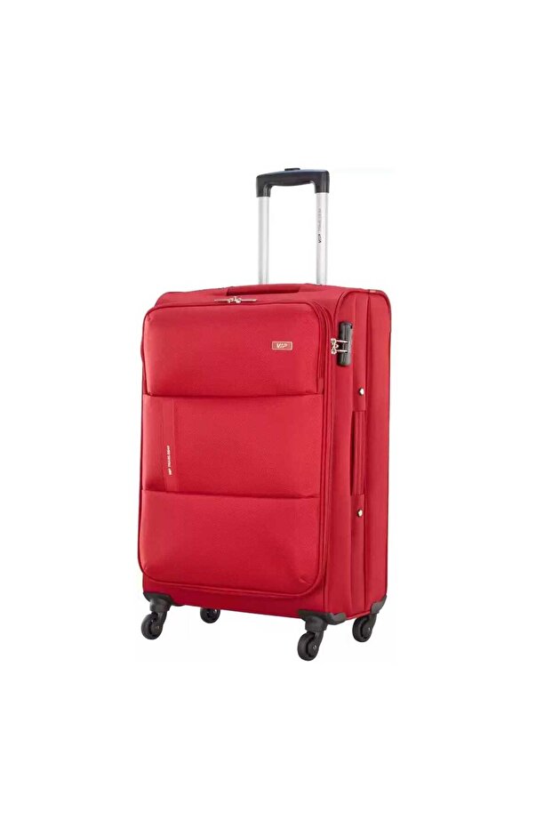 Widget 4 Wheel Soft Trolley, 58 cm, Red