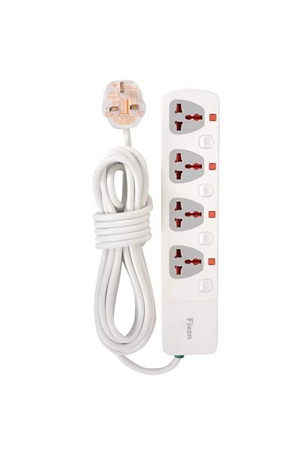 4 Way Extension Socket, 6m