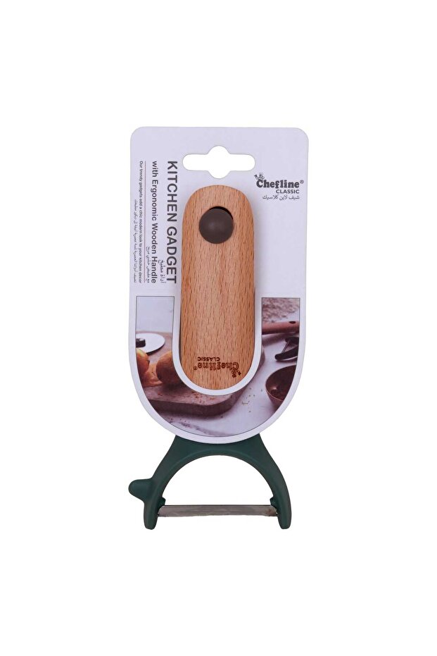 Y-Peeler with Wooden Handle