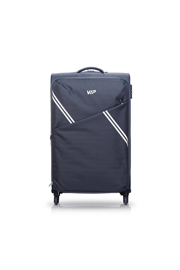 Verona 4 Wheel Soft Trolley, 59 cm, Grey
