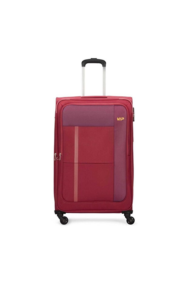 Toronto Plus 4 Wheel Soft Trolley, 55 cm, Red