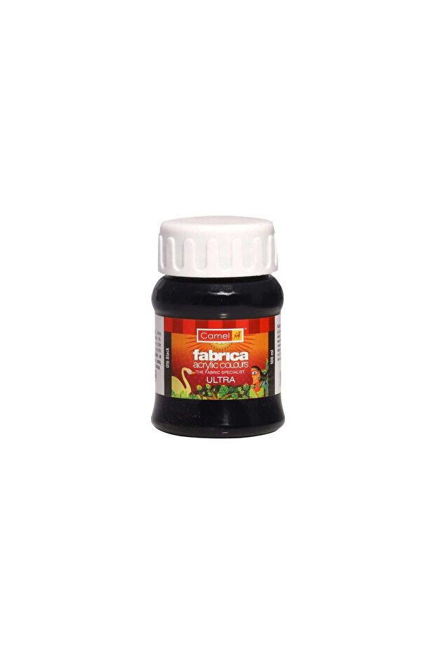 Fabrica Acrylic Colour Ultra 100ml Bottle 016 Black
