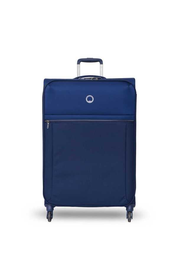 Brochant 4 Wheel Soft Trolley, 67 cm, Blue