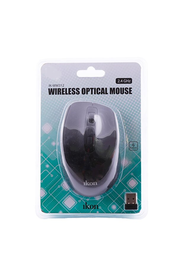 Wireless Mouse, Black, IK-WM312