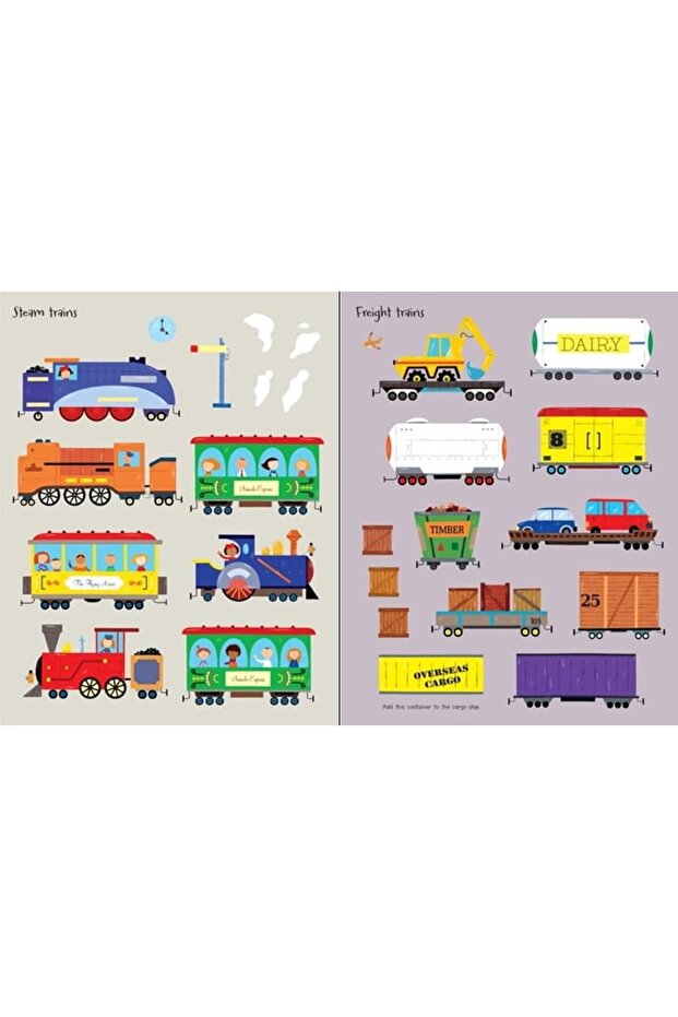 First Sticker Book - Trains - 4