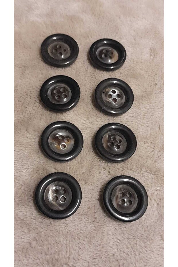 Polyester Button 30 Size 20 mm 8 Pieces