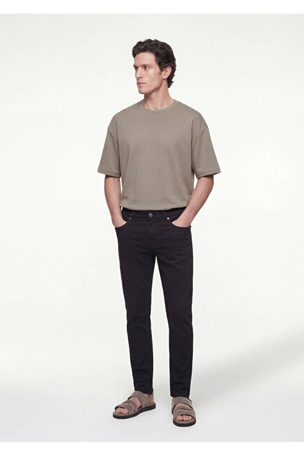 Haki Düz Sweatshırt - 3