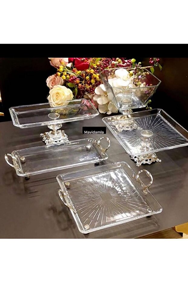5 pcs silver set - 1