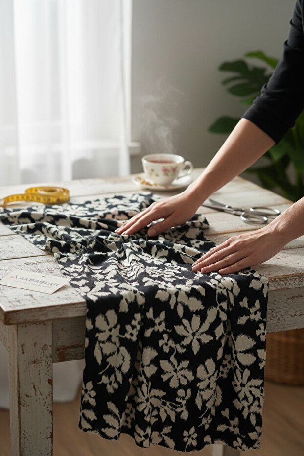 100% Viscose Soft-Textured Woven Fabric | 1 Meter | Width: 150cm