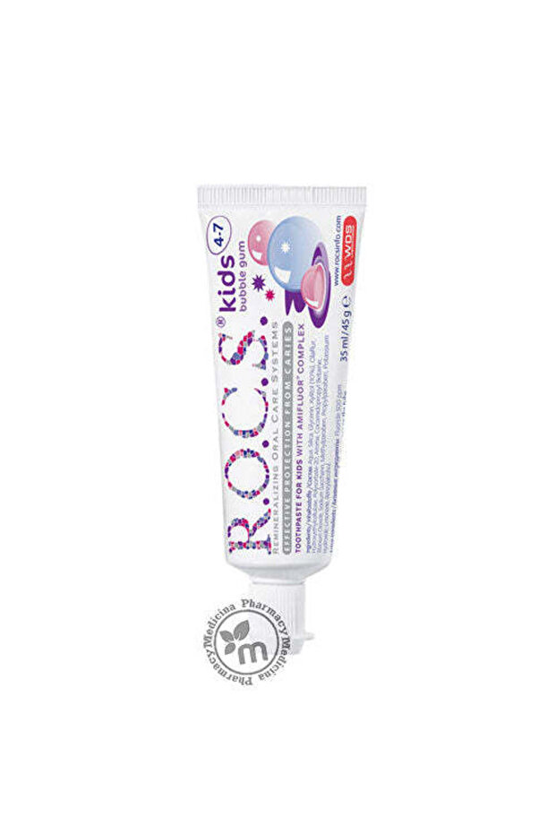 R.O.C.S TP KIDS BUBBLE GUM 4-7 35ML