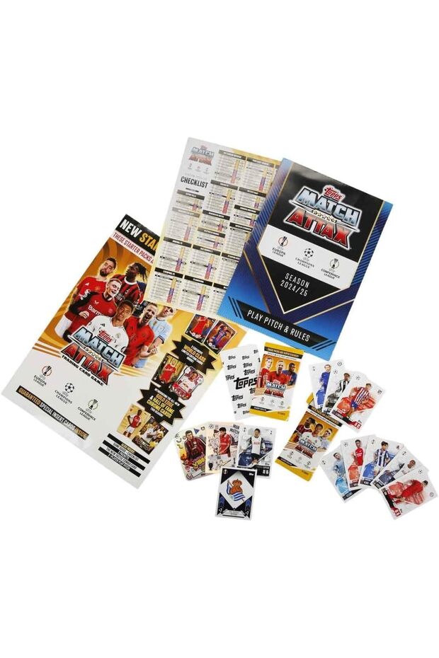 Starter Pack Cards Match Attax UCL 24-25