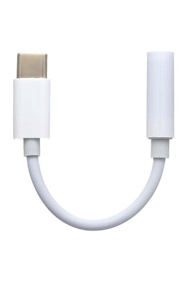 USB C to 3.5mm Headphone Adapter White