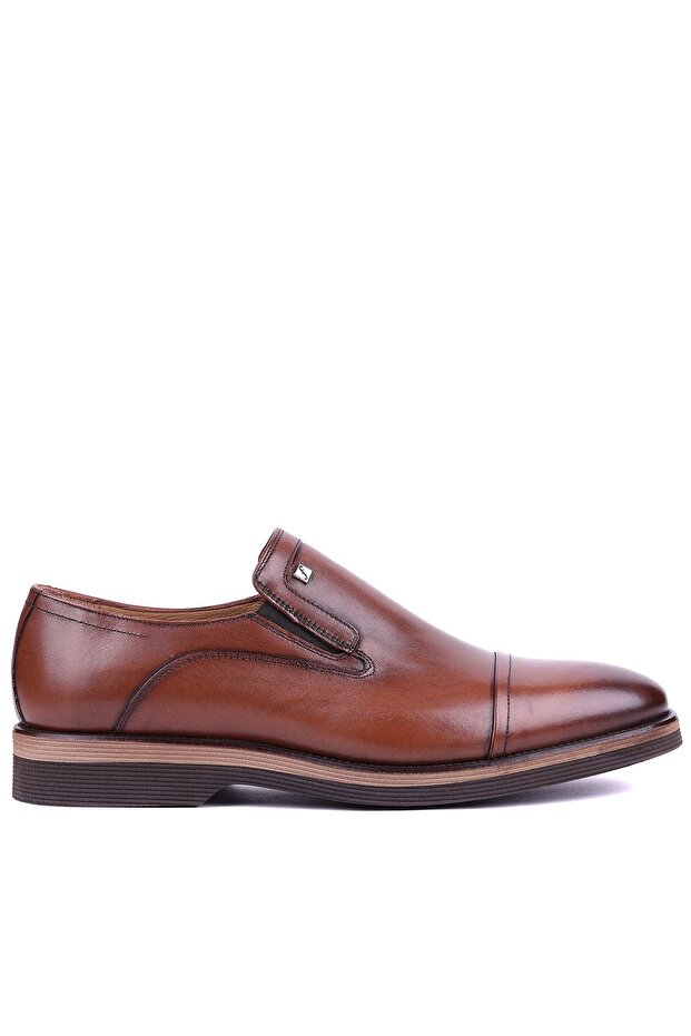 - Genuine Leather Tan Color Casual Men's Shoes - 2984