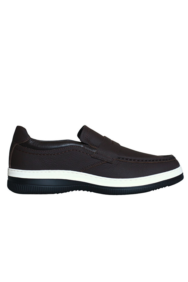 Brown Leather Men's Loafer