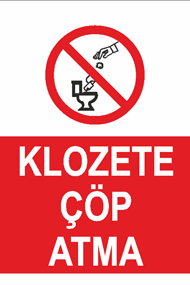 21X30 cm Composite Occupational Safety Warning Sign – Caution, Prohibition, and Ban Sign - Uyr1084