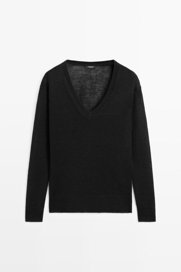 Keten V yaka triko kazak - 5