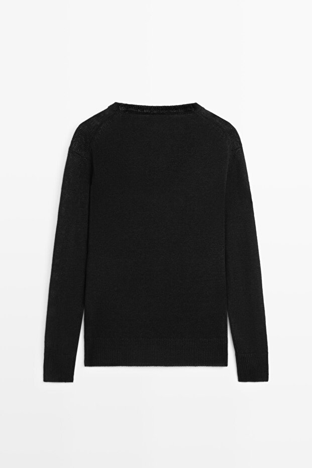 Keten V yaka triko kazak - 8