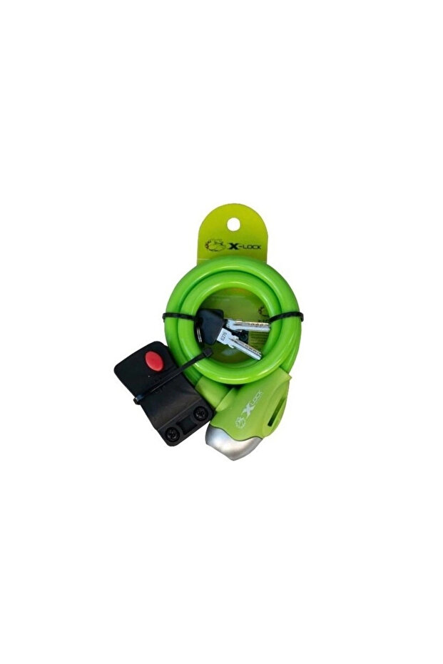 Xlock Ty 561 Bicycle Lock Keyed Cable 8X1300Mm Tex561 Green
