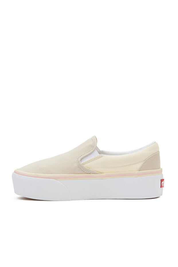 Classic Slip-On Stackform Kadın Ekru Sneaker - 2