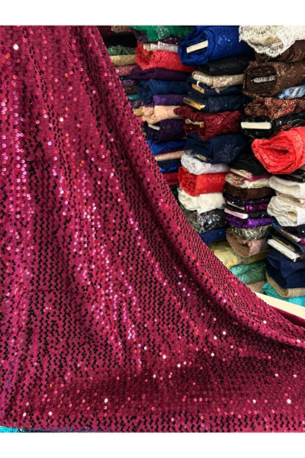 Sequined Velvet Fabric Premium Quality