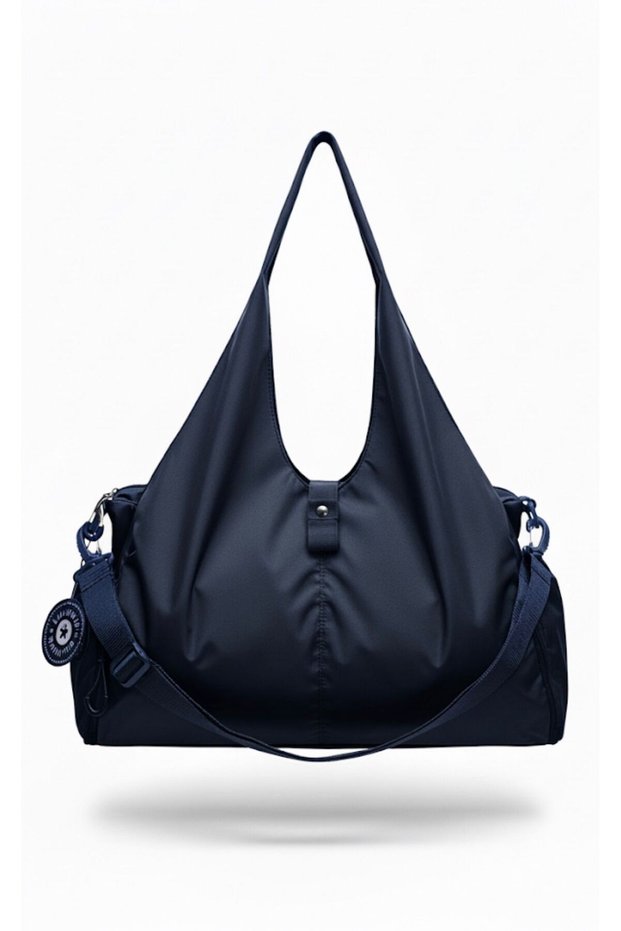 Navy Blue Daily Shopping and Sports Women's Shoulder Bag