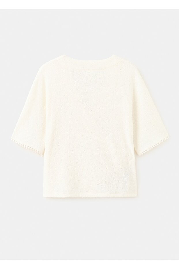 Triko kimono ceket - 2