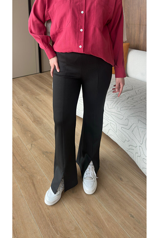 Slit Modal Pants - 3