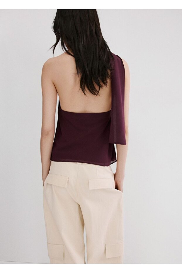 Drape yaka fular bluz - 4