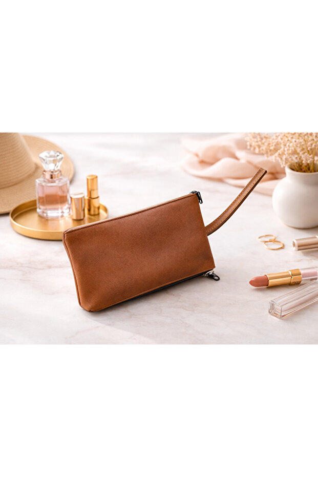 Women's Ankle Strap Clutch Bag – Small with Zipper Clutch Bag