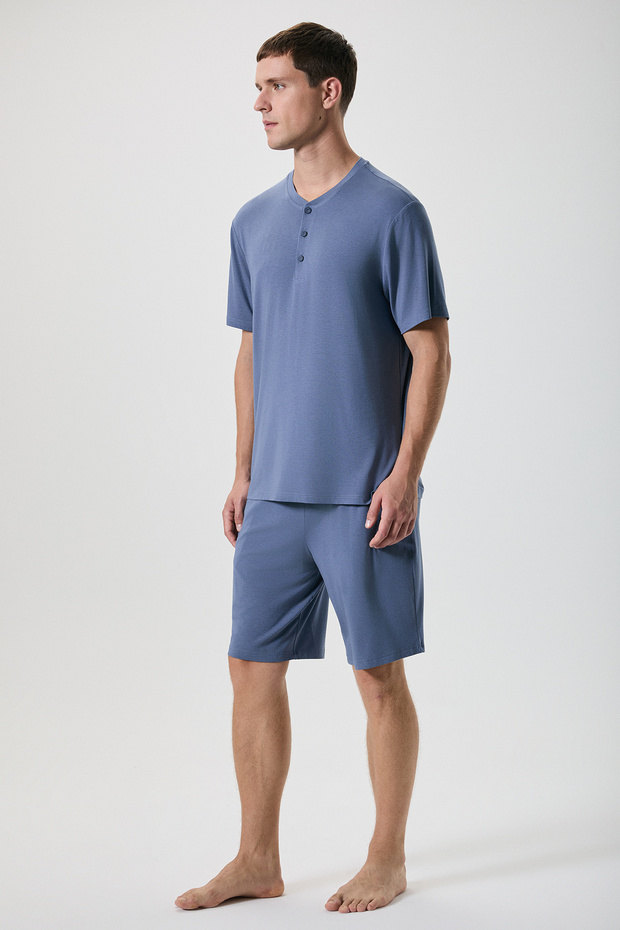 Modal Soft-Textured Shorts Set - 1