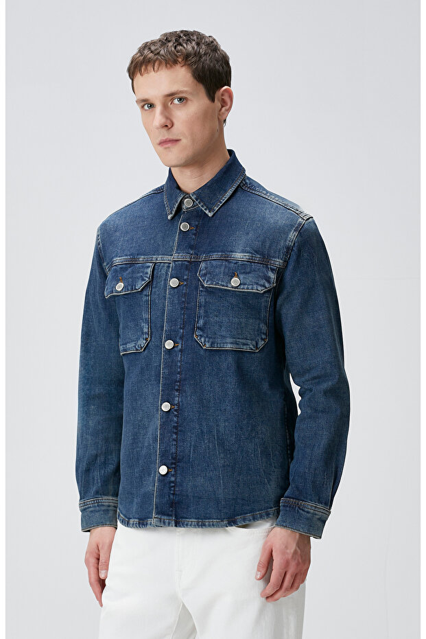 Mavi Denim Gömlek - 4