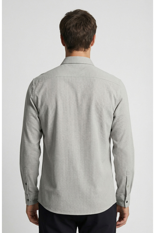 Gri Dış Gömlek - 3