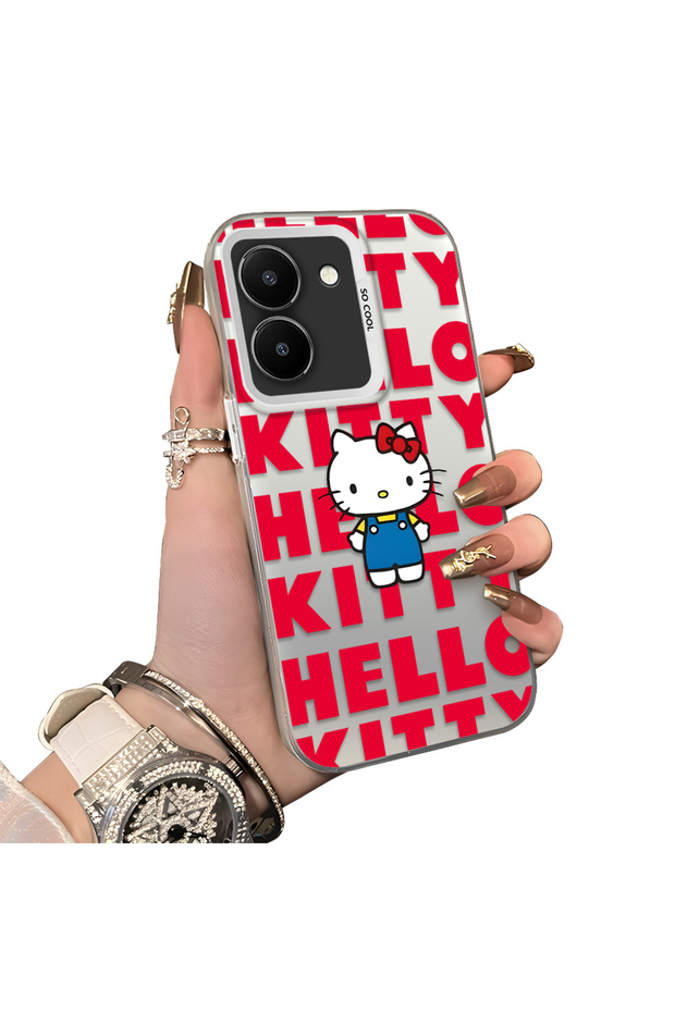 Vivo Y36 4G/5G Compatible Protection Case Hard Back Cover Stretchy Silicone Edges Beautiful Printed