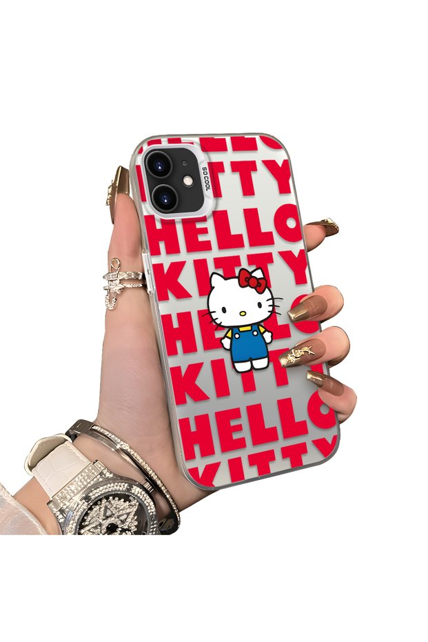 iPhone 12 Mini Compatible Protection Case Hard Back Cover Stretchy Silicone Edged Beautiful Printed